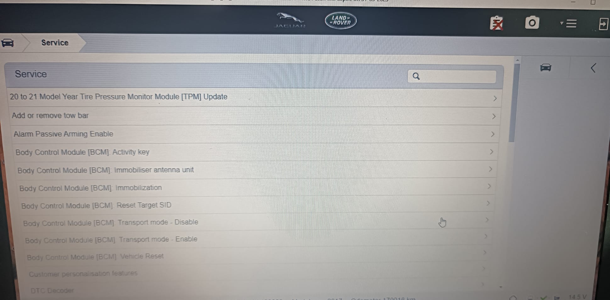 JLR Pathfinder service functions