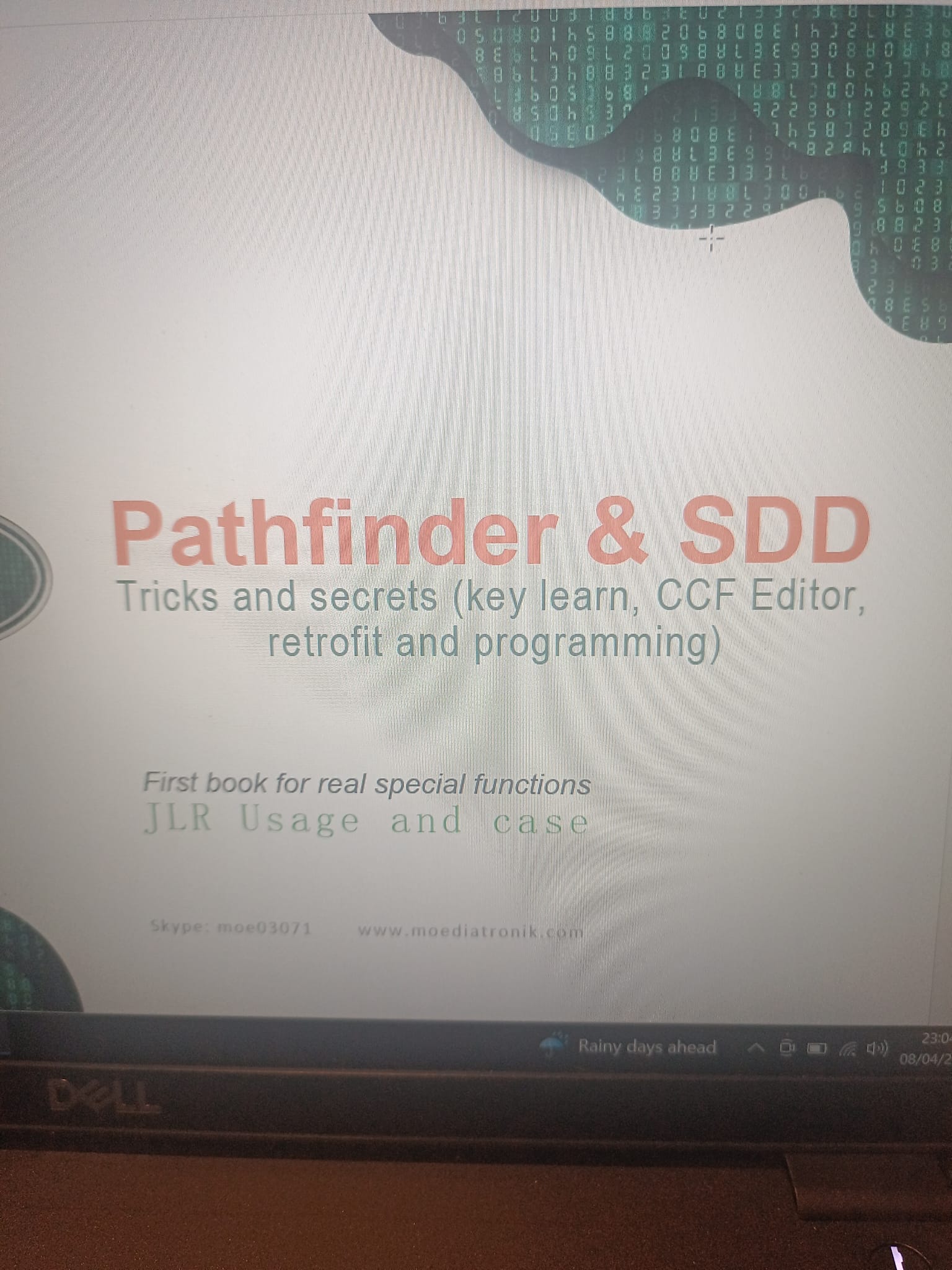 JLR Pathfinder SDD reference guide