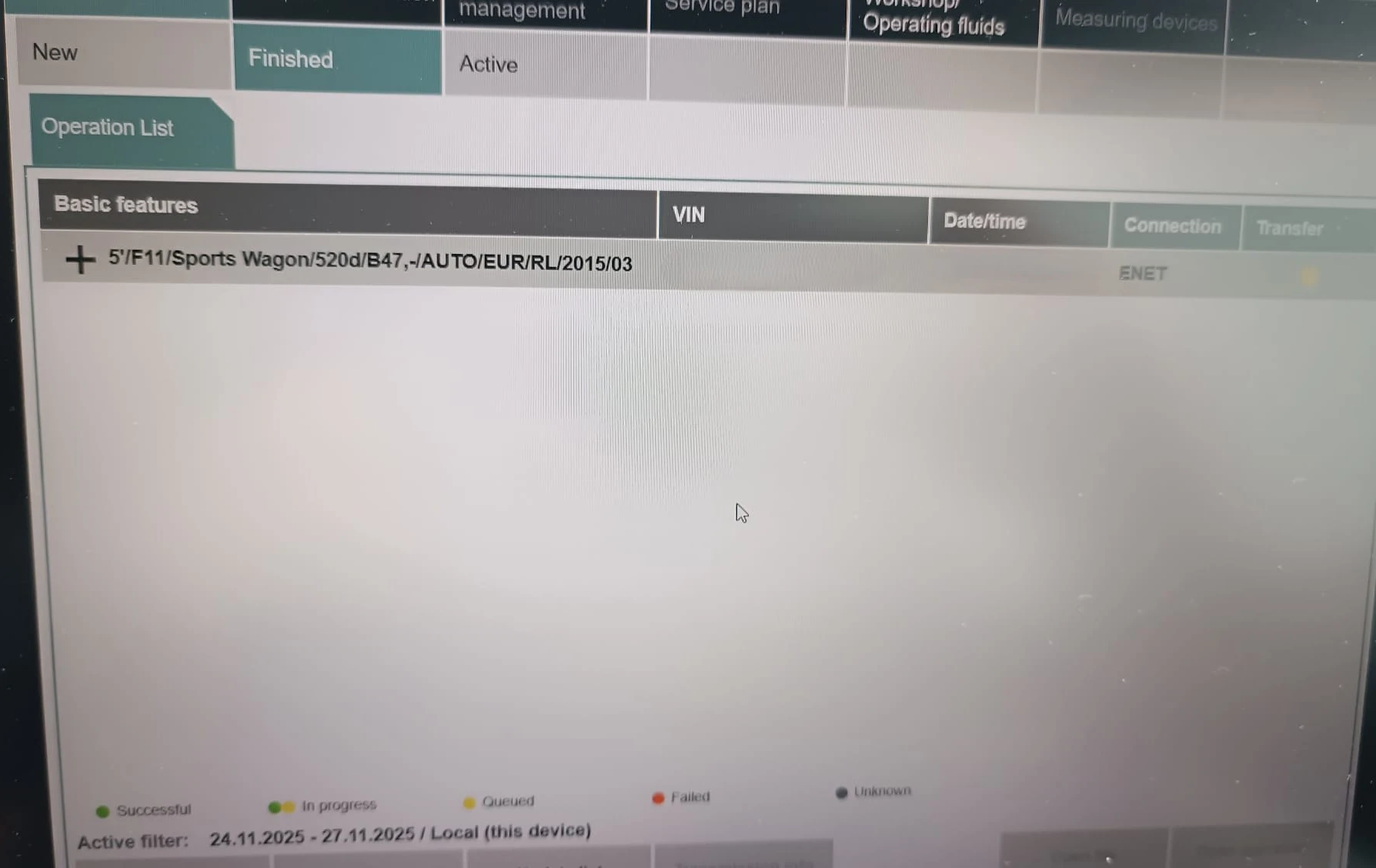 BMW ISTA programming operation