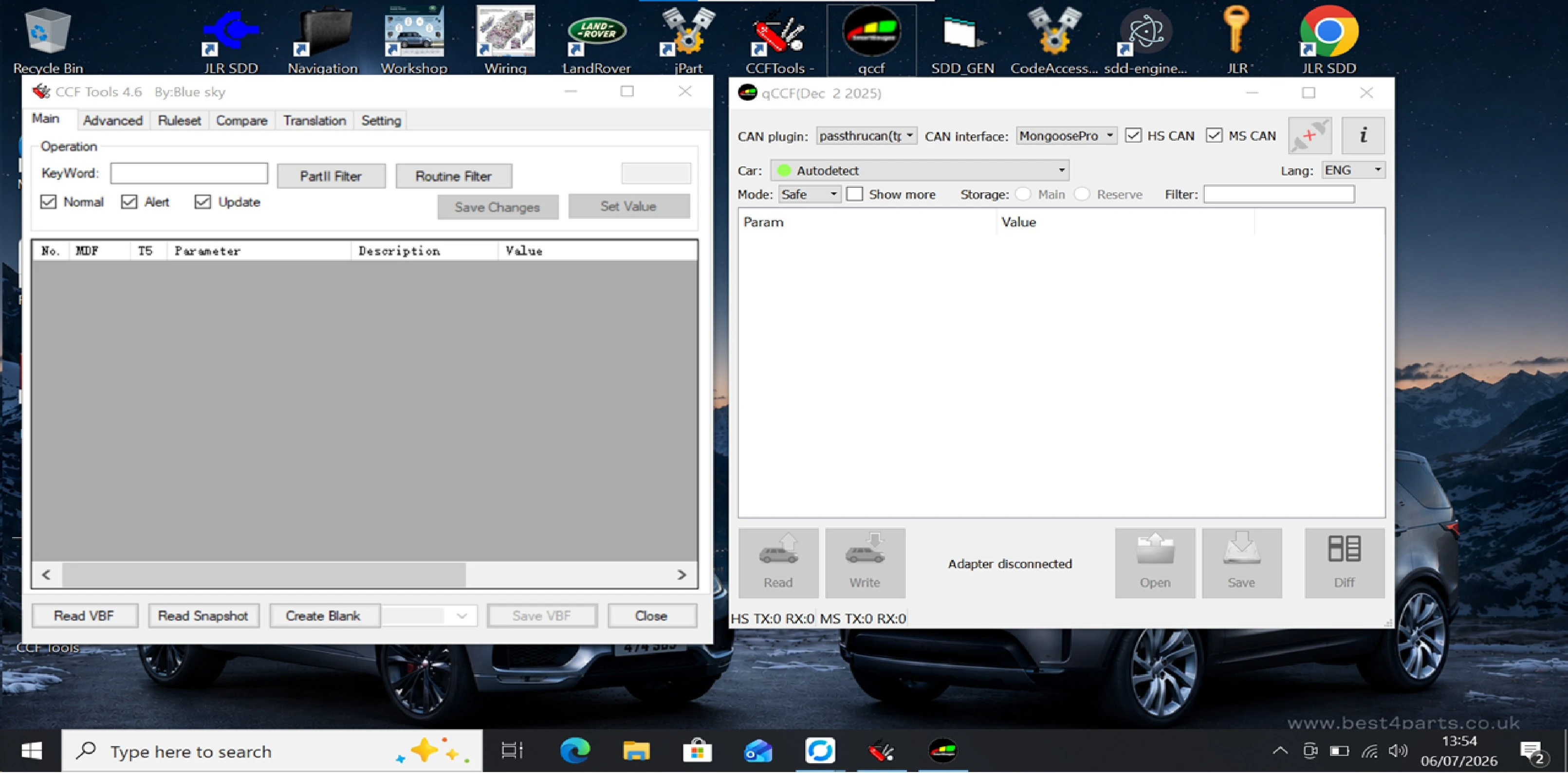 JLR SDD engineering software